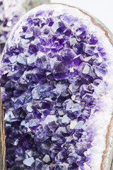 Close up view on Amethyst