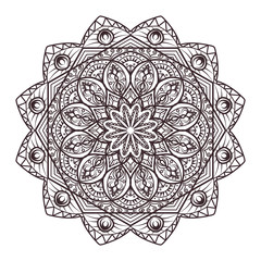 Mandala designs for adult coloring books, decorations, etc.