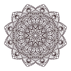 Mandala designs for adult coloring books, decorations, etc.