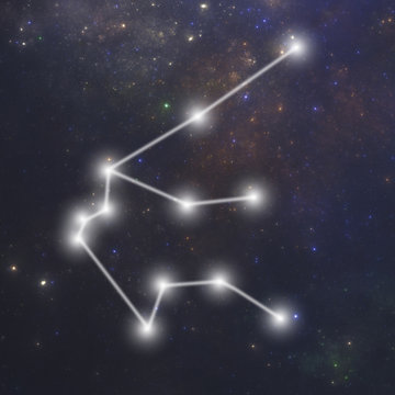 Aquarius . zodiac sign constellation serie