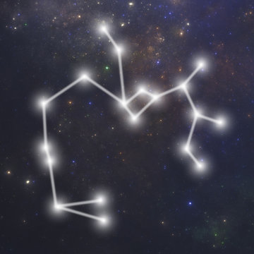 Sagittarius. zodiac sign constellation serie