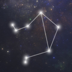 Libra. zodiac sign constellation serie