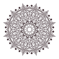 Mandala designs for adult coloring books, decorations, etc.