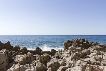 Fototapeta na wymiar Coastline of Cefalù, Italy