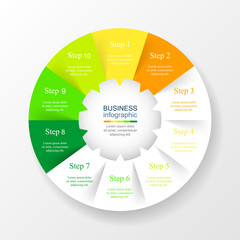 Vector infographic template.
