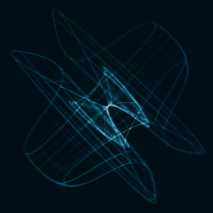 Abstract shiny technology