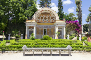 Obraz premium Villa Giulia park in Palermo, Italy