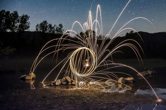 Steel Wool ball, Liguria, Genova, Italy