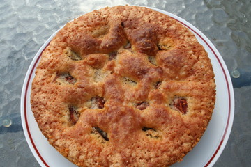 Cake with Swedish apples Transparent Blanche