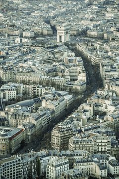 The Arc de Triomphe, Paris, France