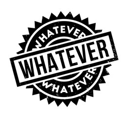 Whatever rubber stamp. Grunge design with dust scratches. Effects can be easily removed for a clean, crisp look. Color is easily changed.