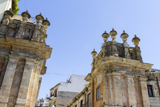 Porta Carini gate in Palermo, Italy