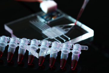 A lab-on-a-chip (LOC) is integration device with several laboratory functions