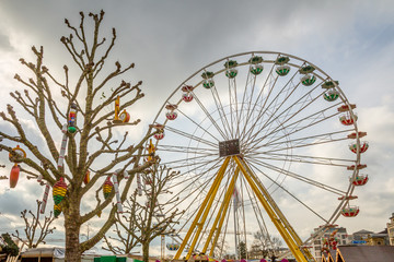 Exposure of Ferris Wheel in Luxembourg