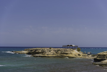 La Illeta dels Banyets (península con yacimientos arqueológicos romanos en El Campello, Alicante - España).