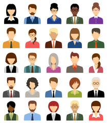 Business people avatars