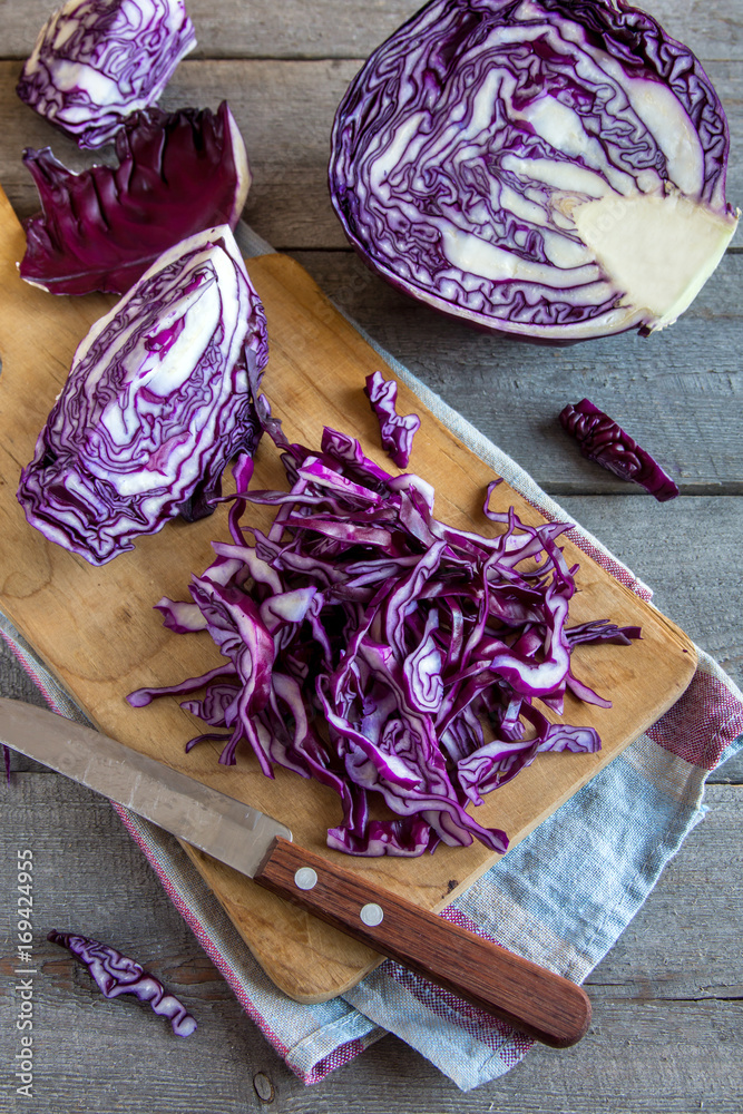 Poster red cabbage