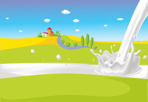 milk splash pour milk designwith grass