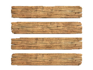 Wooden planks 3d rendering