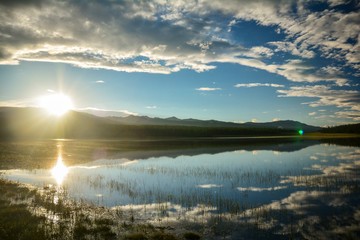 Miror sunset