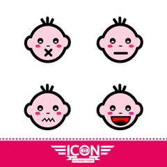 kid emotion icon
