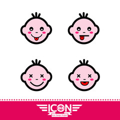 kid emotion icon