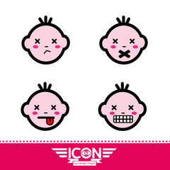 kid emotion icon