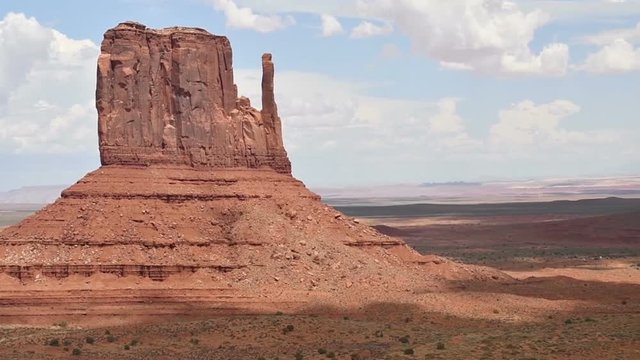 Monument Valley panorama from the Navajo Nation Tribal Park, on the Arizona-Utah border, USA
