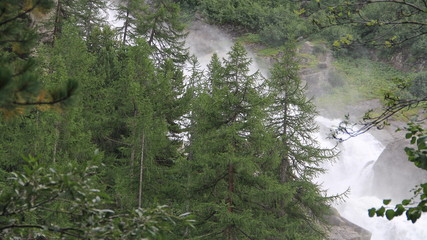 cascades du Ruitor, La Thuile, Italie