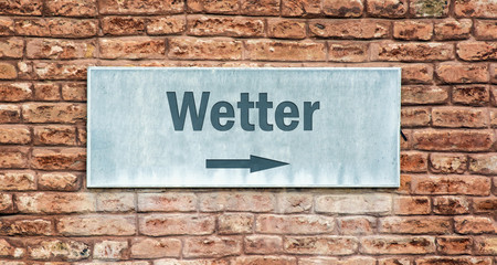 Schild 225 - Wetter