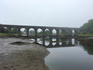 Misty Bridge in Ireland