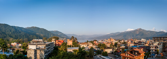 View of Pokhara, Nepal