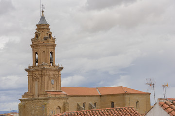 Obraz premium The town of Lerin in Navarra, Spain