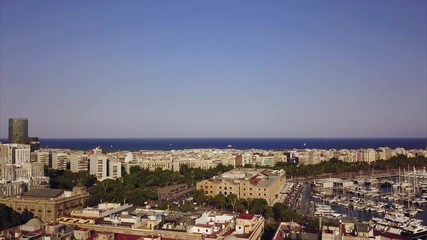Fototapeta premium summer day barcelona