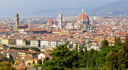Fototapeta na wymiar Duomo Florence Italy Cityscape