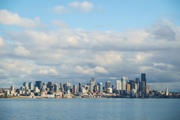 Naklejka premium Seattle skyline