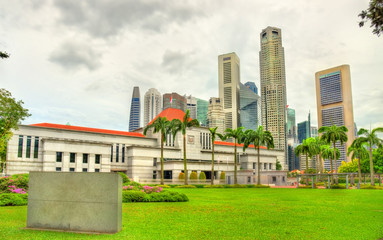 Naklejka premium The Parliament House of Singapore