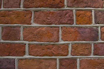 Obraz premium Średniowieczny mur ceglany - tekstura