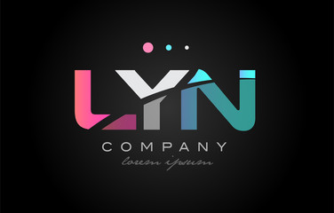 LYN l y nthree letter logo icon design