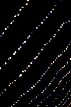 Background blur bokeh light at night