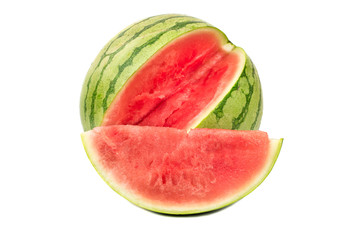 Watermelon with slice