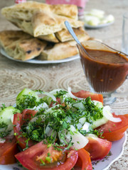 salad made from tomato