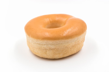 Donut bread on a white background