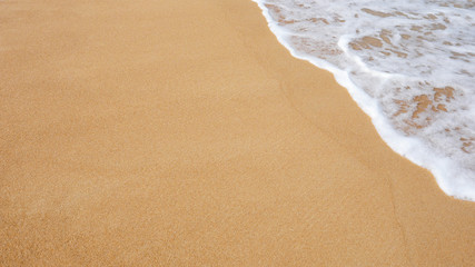 Fototapeta na wymiar Wave on beach.
