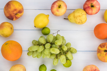 Fresh fruits harvest.