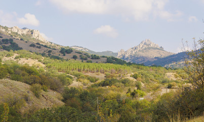 Karadag nature reserve. In The Crimea.