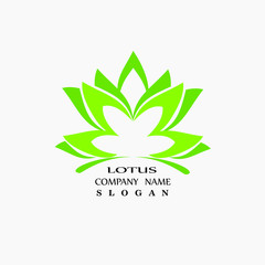 Lotus Logo and Fashion logo Vector Design Template