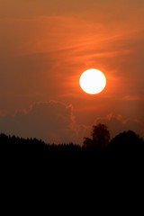 Obraz premium Sun goes down