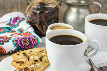 Fresh homemade delicious mesquite coffee.