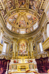 Fototapeta na wymiar Chiesa San Marcello al Corso Altar Basilica Church Rome Italy